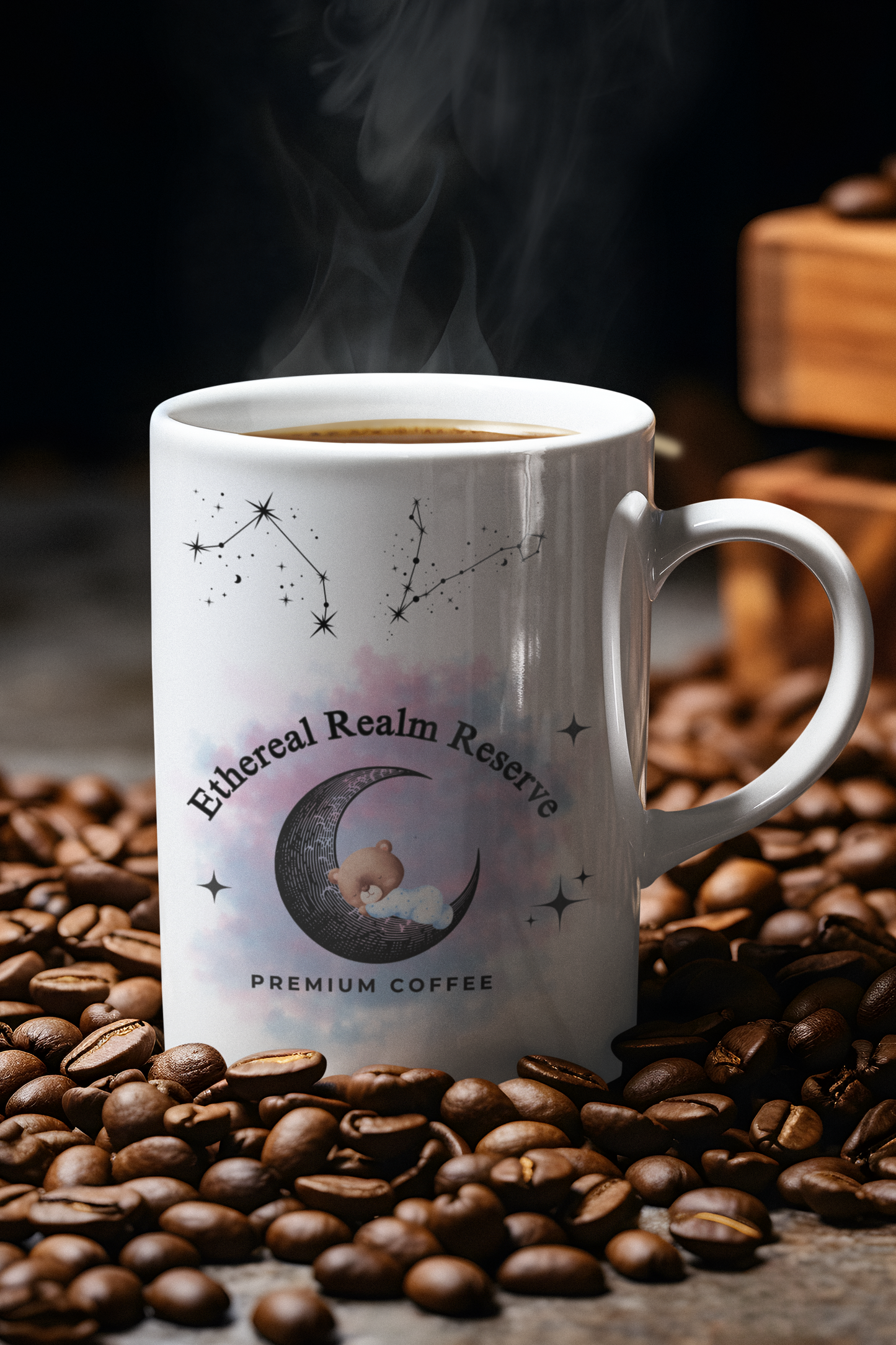 Ethereal Realm Reserve Moon Bear Zodiac Constellation Mug