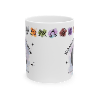 Ethereal Realm Reserve Angel Moon Cosmic Minimalist Mug