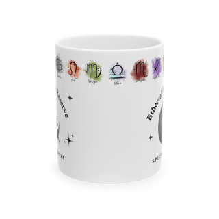 Ethereal Realm Reserve Angel Moon Watercolor Signs Mug