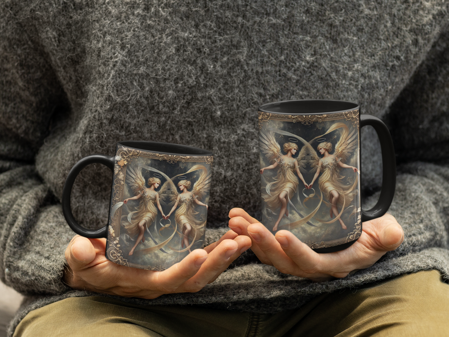 Gemini Zodiac Angel Mug