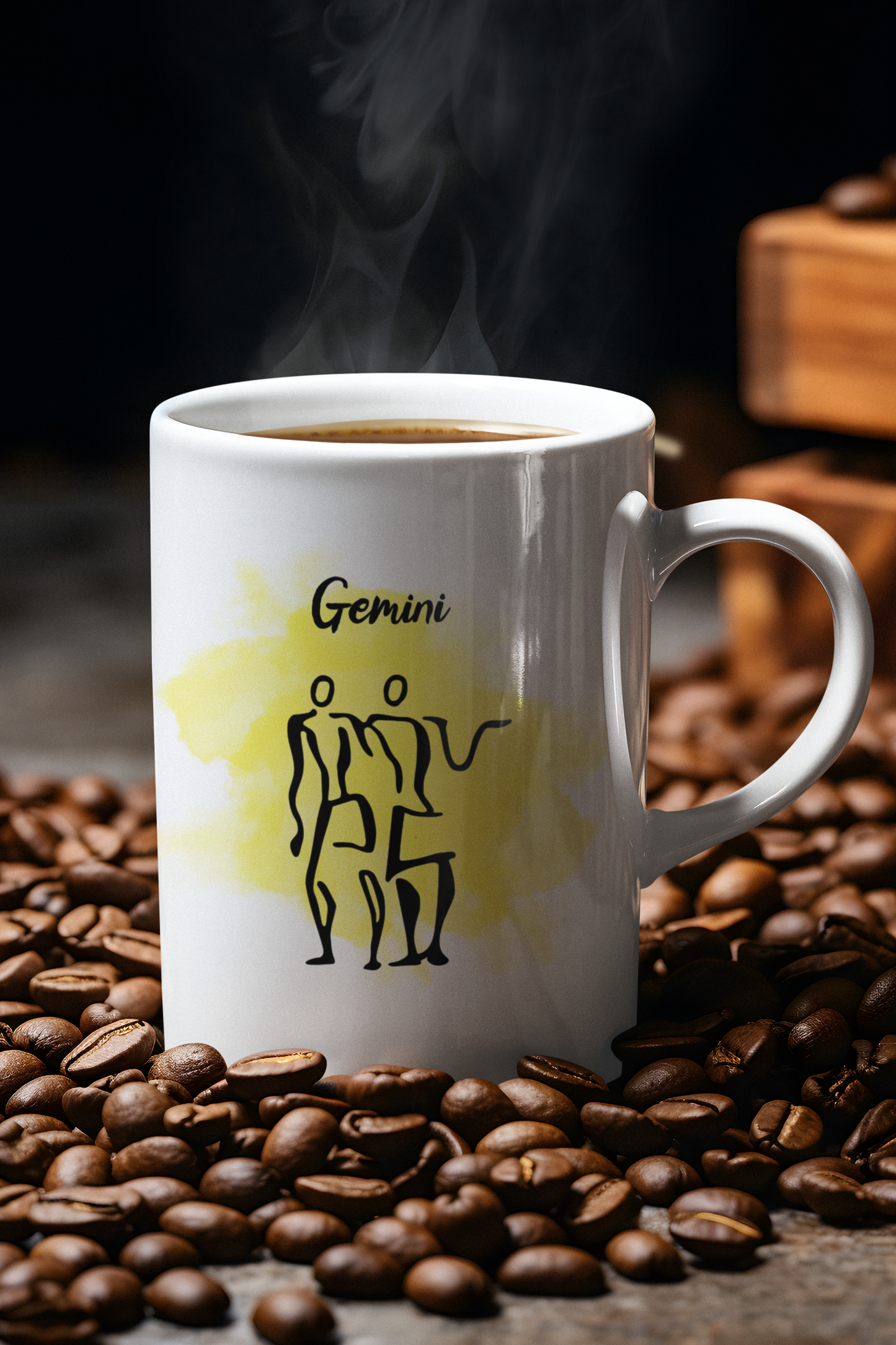 Gemini Cosmic Minimalist Zodiac Mug