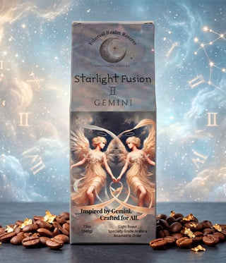 Gemini Starlight Fusion zodiac coffee mobile banner