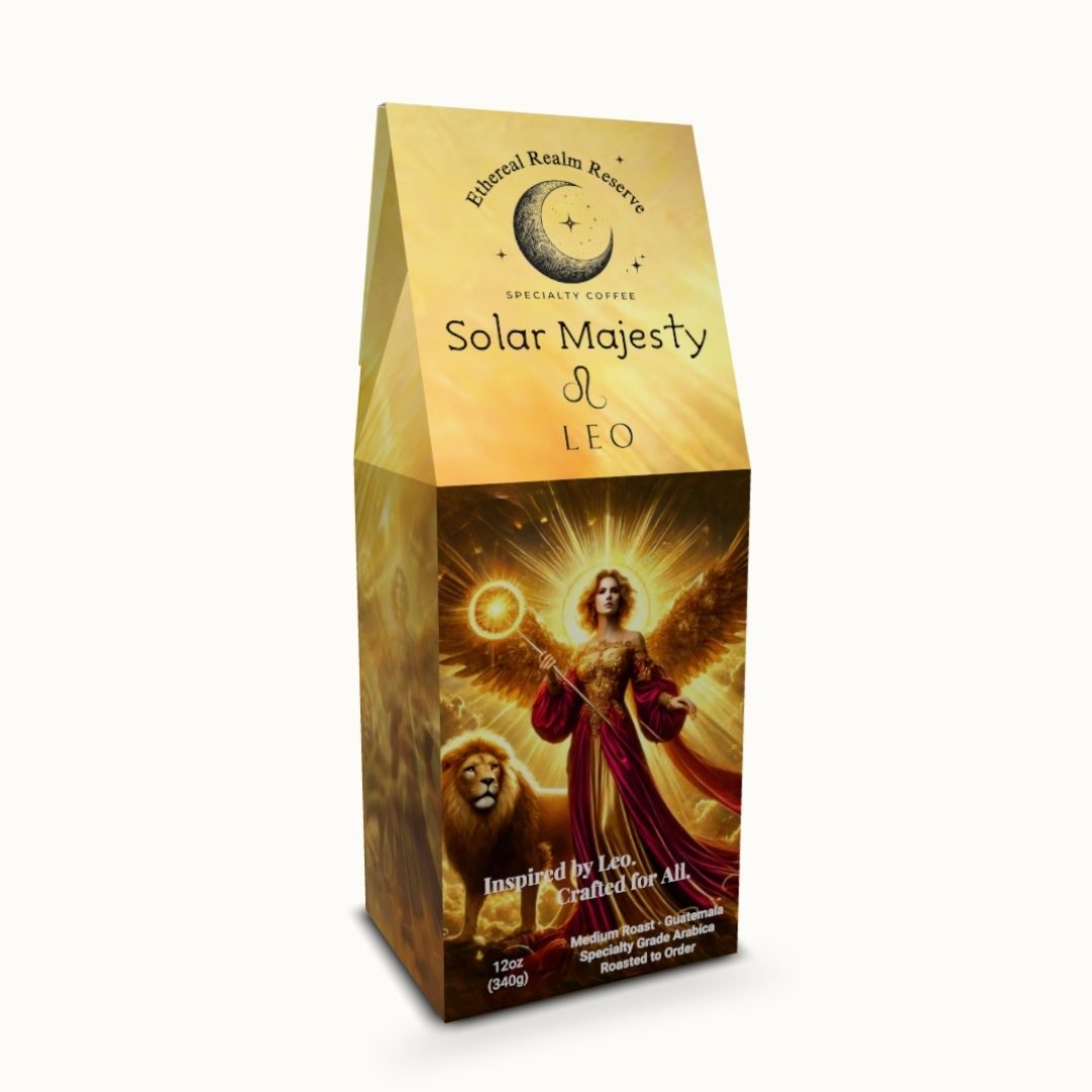 Leo coffee – Solar Majesty blend by Ethereal Realm Reserve 