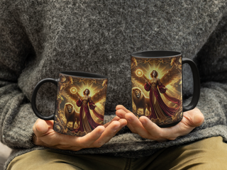 Leo Zodiac Angel Mug