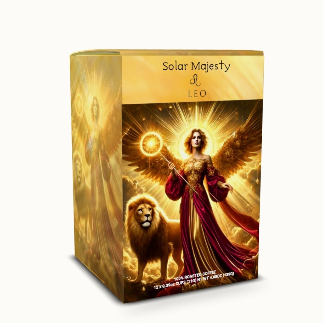 Leo coffee pods – Solar Majesty blend by Ethereal Realm Reserve 