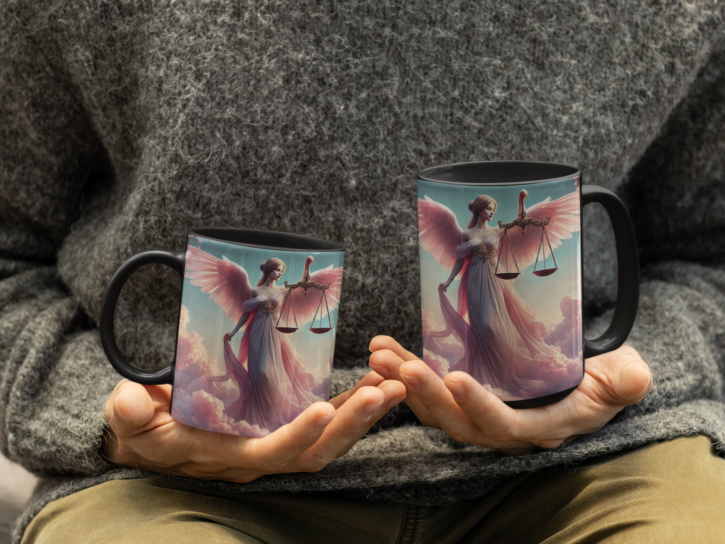 Libra Zodiac Angel Mug