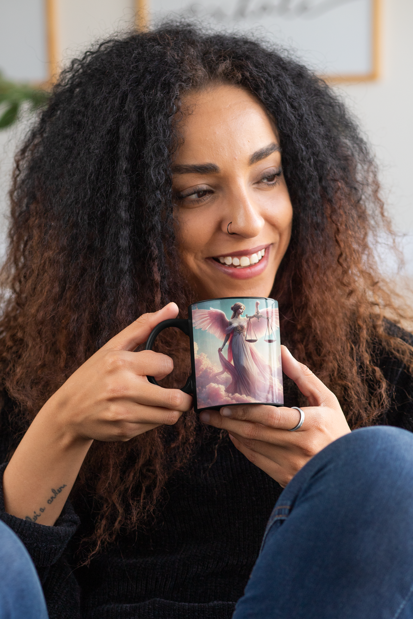 Libra Zodiac Angel Mug