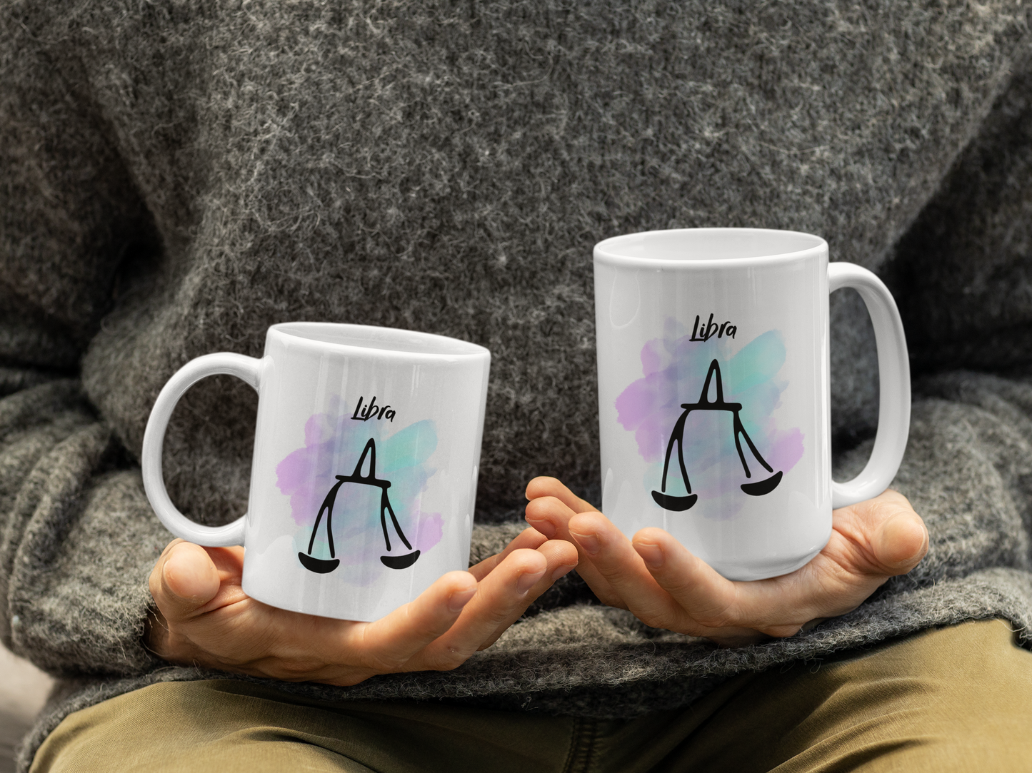 Libra Cosmic Minimalist Zodiac Mug