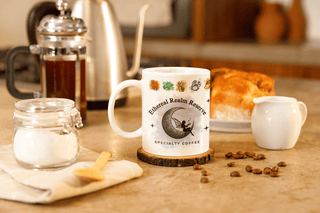 Ethereal Realm Reserve Angel Moon Cosmic Minimalist Mug