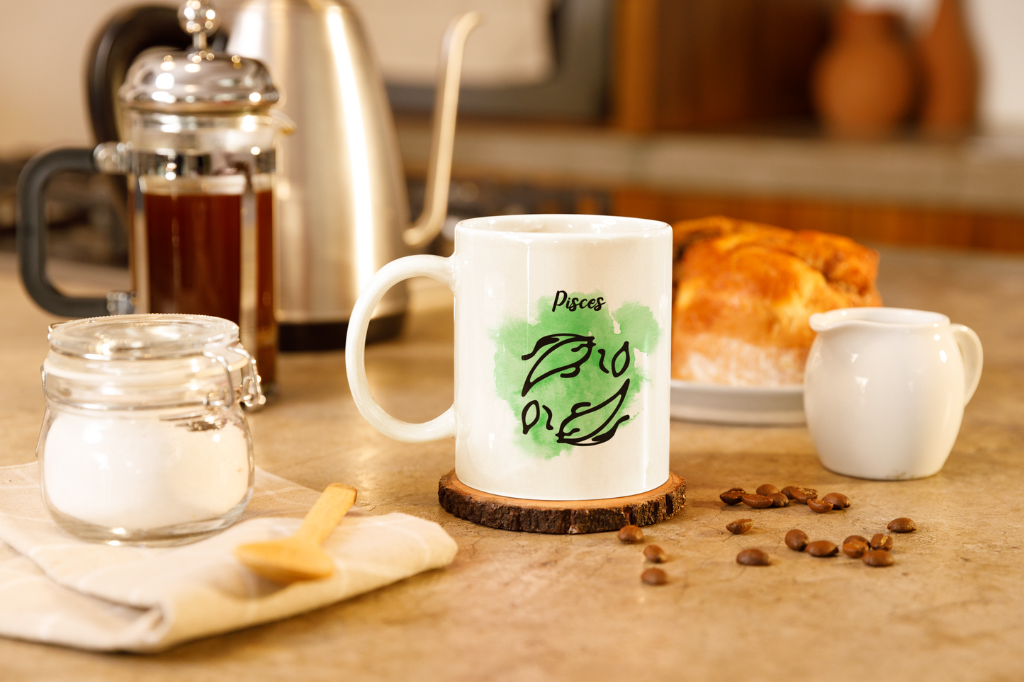 Pisces Cosmic Minimalist Zodiac Mug