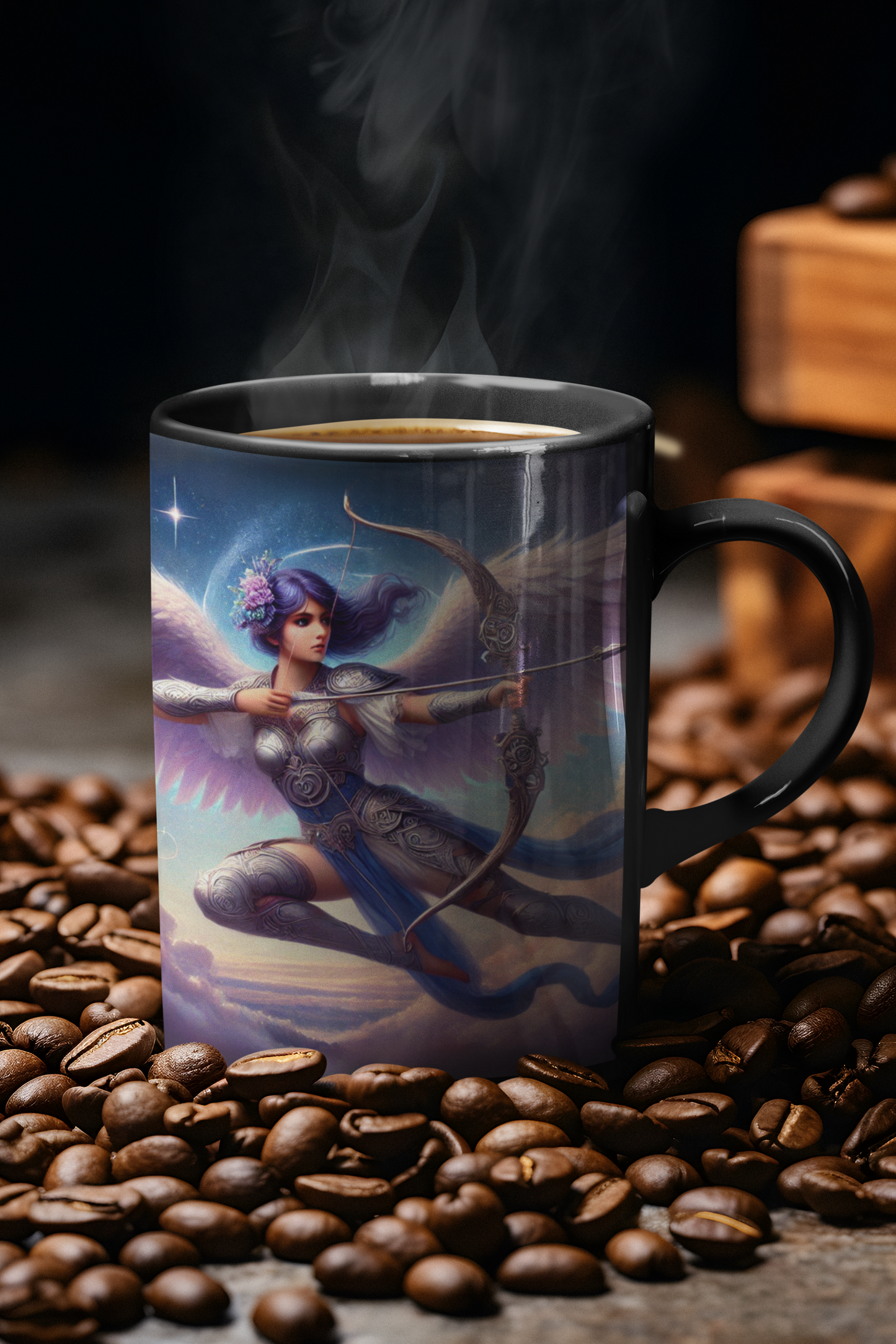 Sagittarius Zodiac Angel Mug