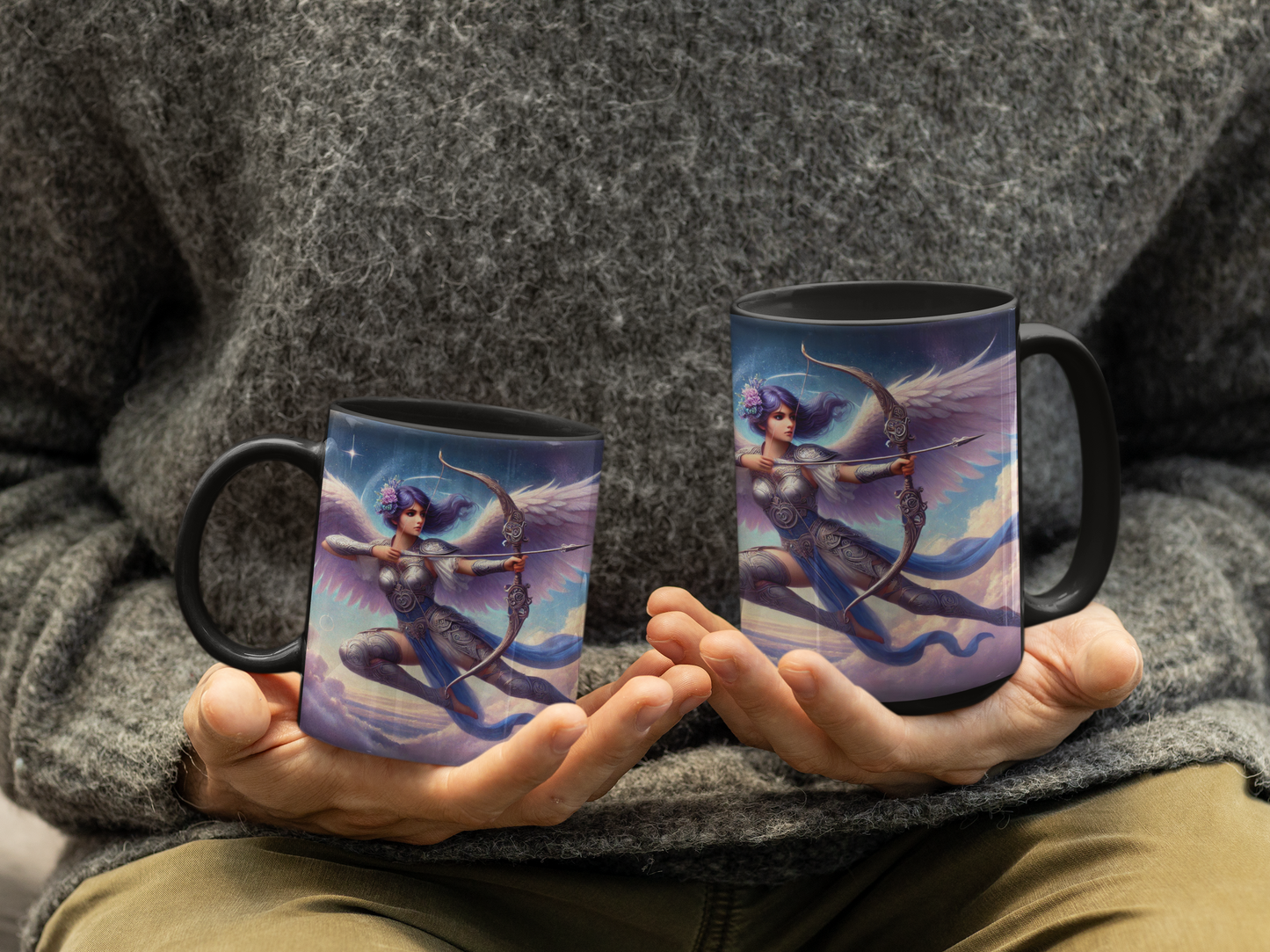 Sagittarius Zodiac Angel Mug