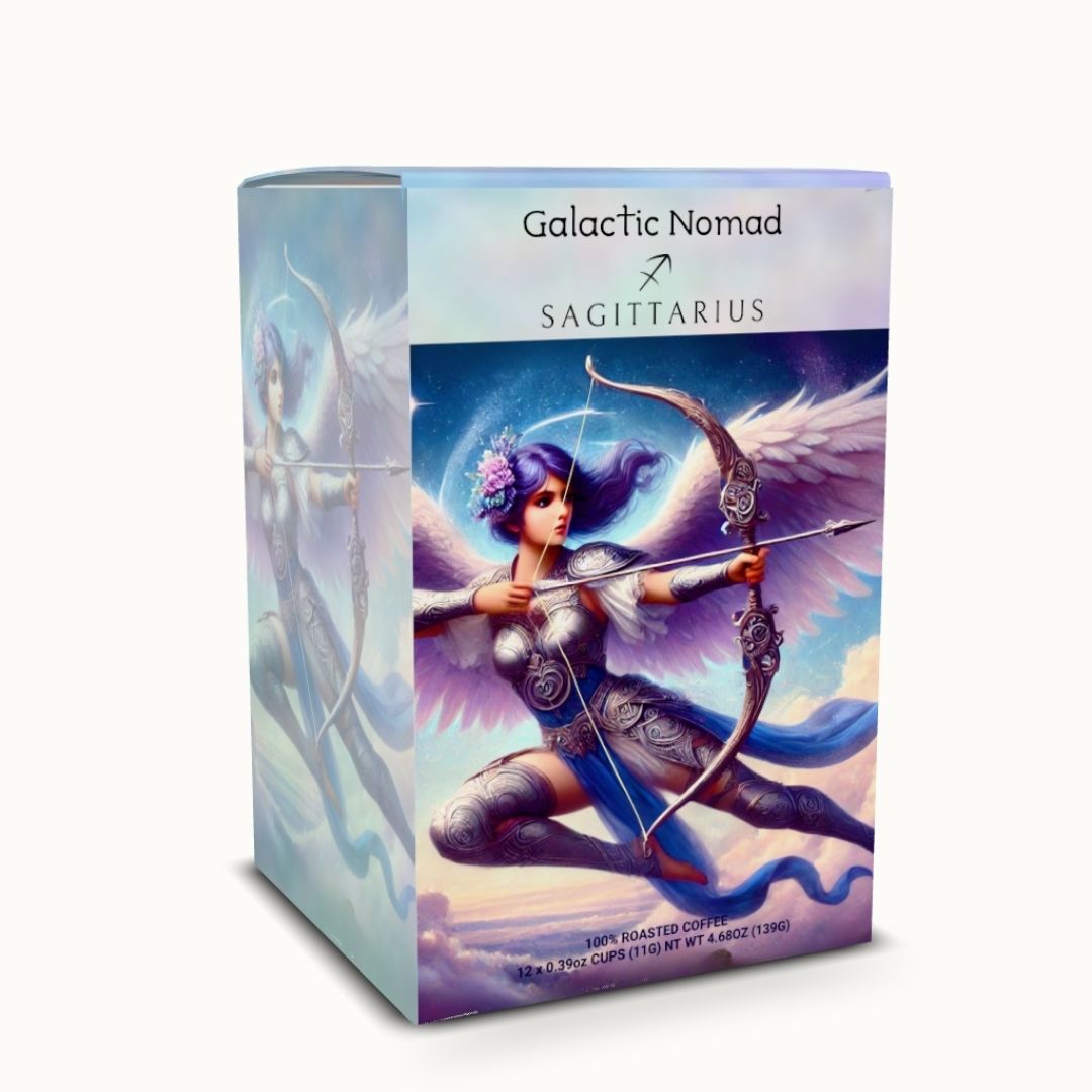 Sagittarius coffee pods – Galactic Nomad blend by Ethereal Realm Reserve 