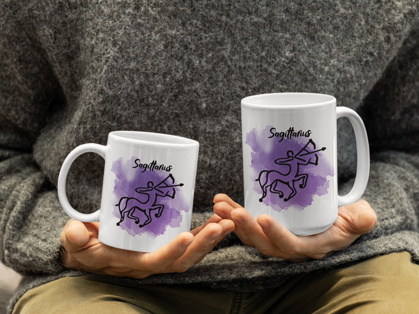 Sagittarius Cosmic Minimalist Zodiac Mug