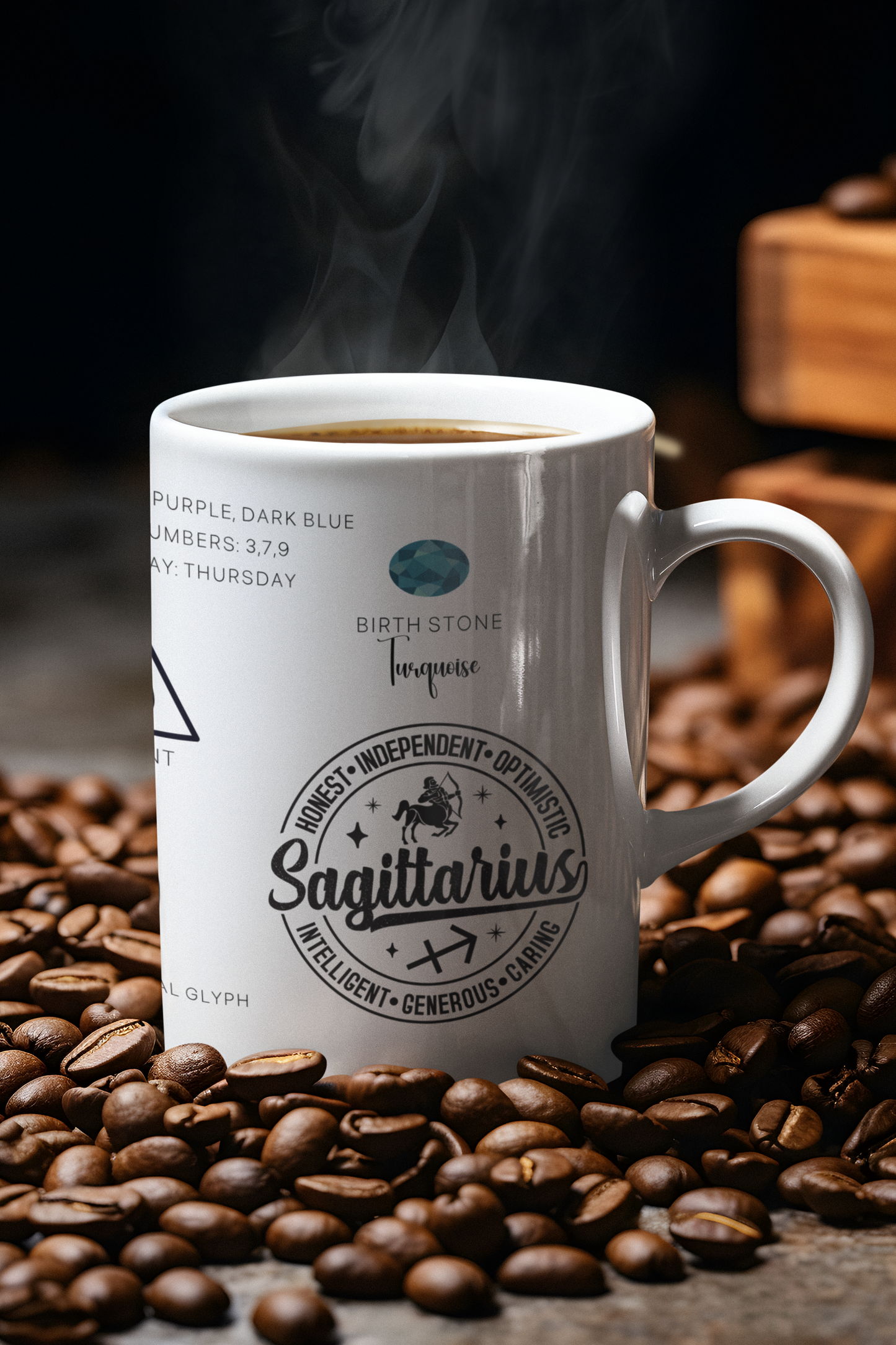 Sagittarius Zodiac Blueprint Mug