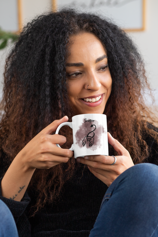 Scorpio Cosmic Minimalist Zodiac Mug