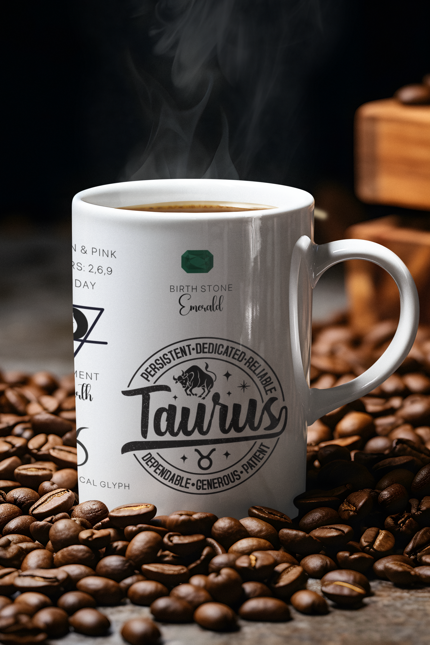 Taurus Zodiac Blueprint Mug