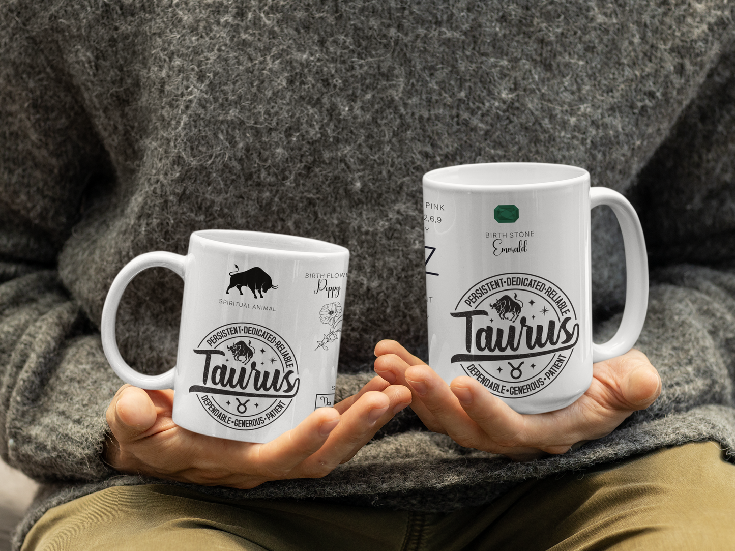 Taurus Zodiac Blueprint Mug