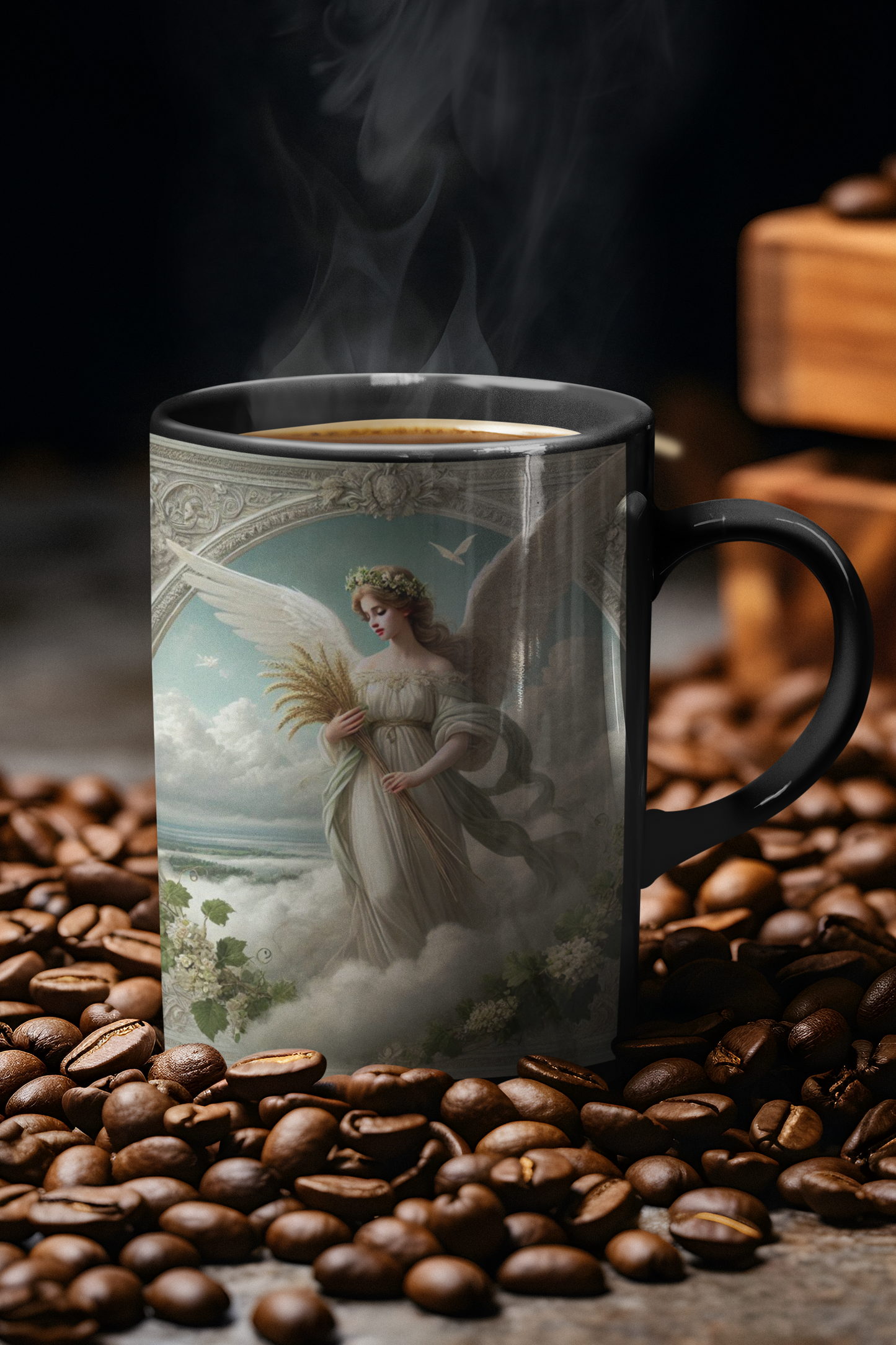 Virgo Zodiac Angel Mug