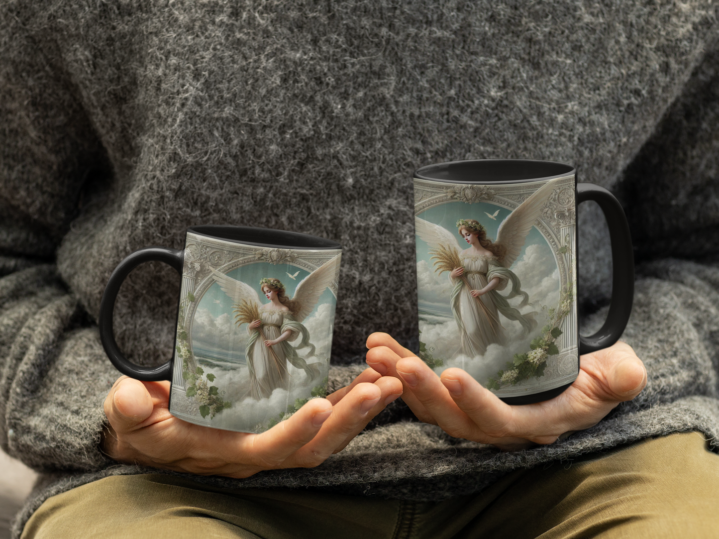 Virgo Zodiac Angel Mug