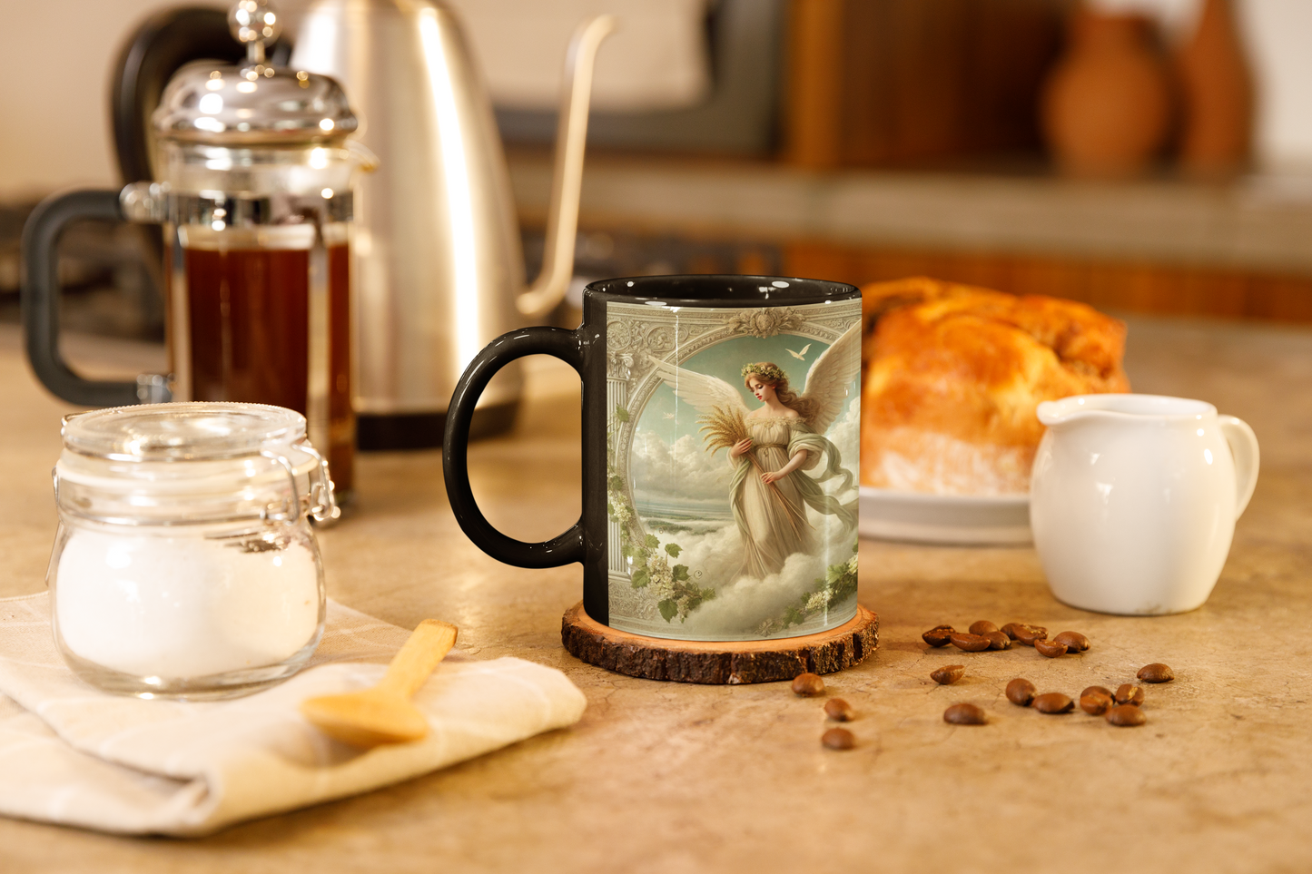 Virgo Zodiac Angel Mug