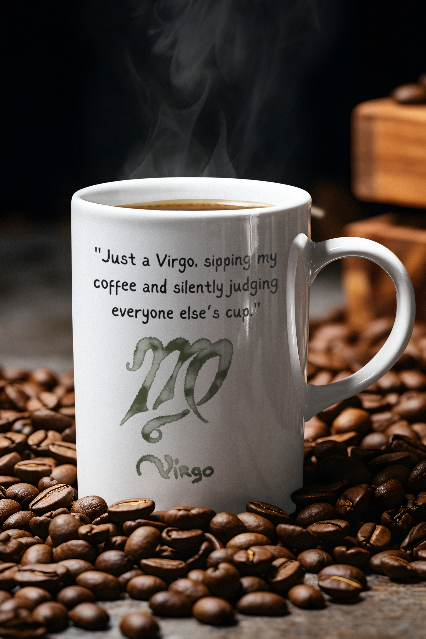 Virgo Watercolor Sign Mug