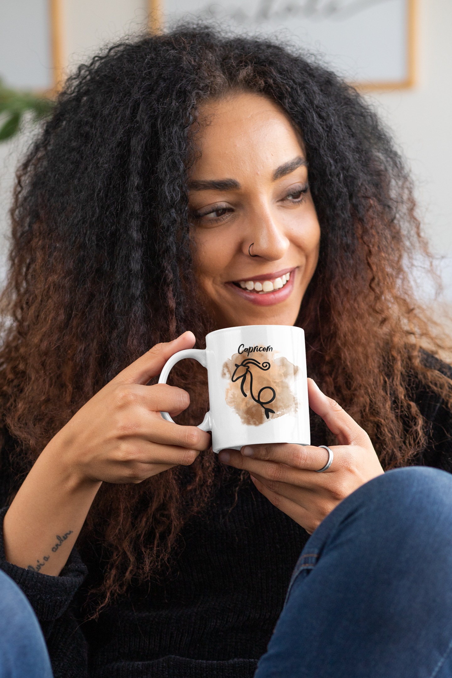 Capricorn Cosmic Minimalist Zodiac Mug